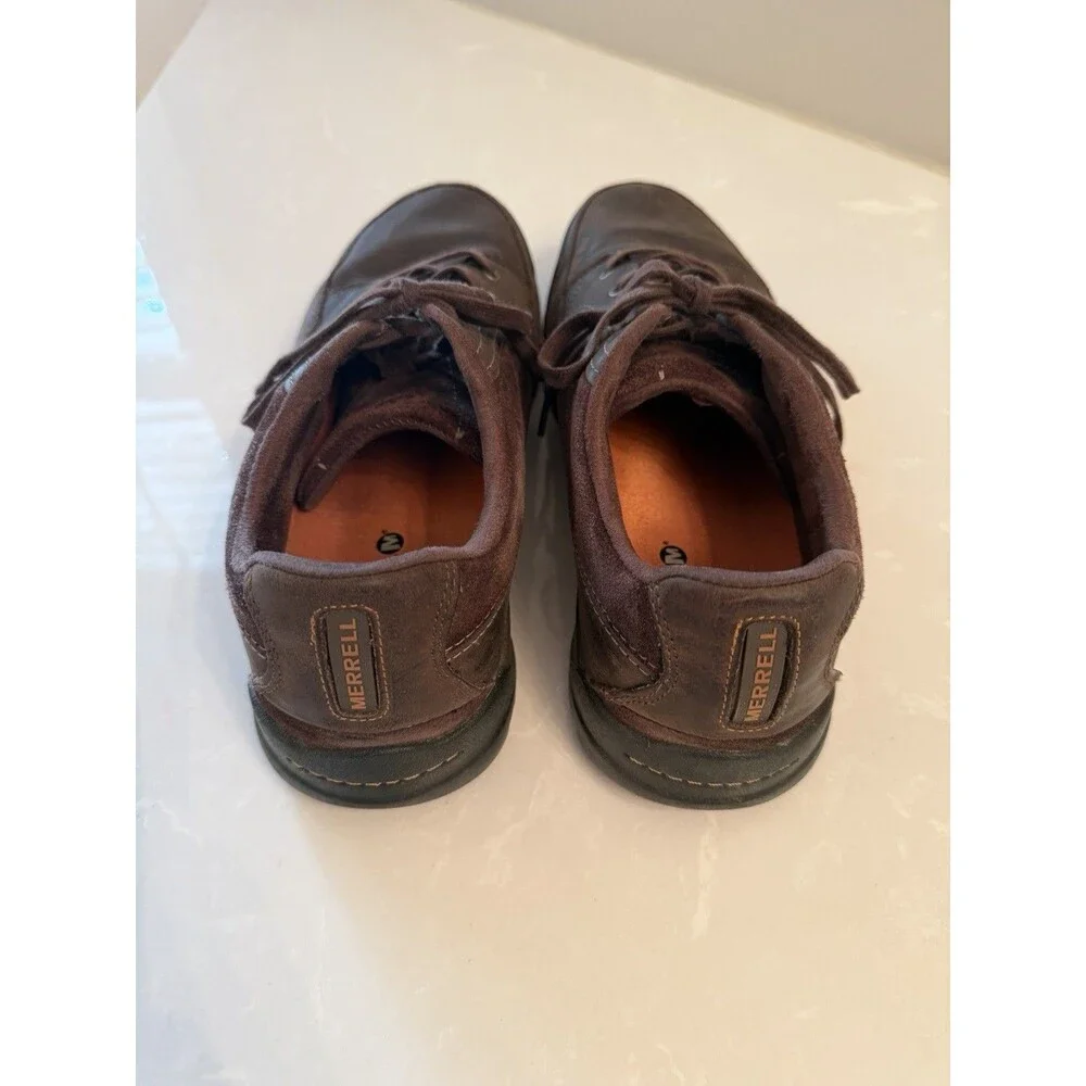 Merrell‎ Espresso Brown Suede Leather Traveler Sphere Shoes Men’s Size 13 J42355